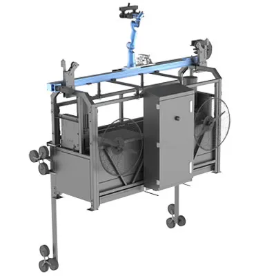 Robot Penyembur Dinding Luaran